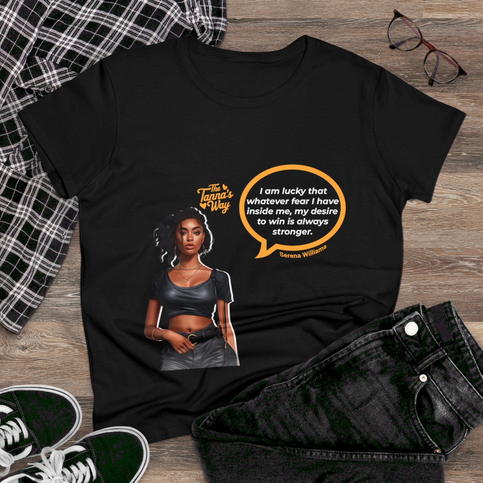Serena Williams | Women's Midweight Cotton Tee